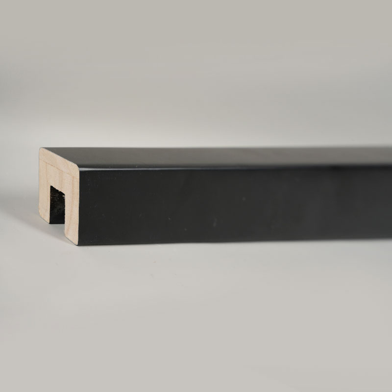 Massief houten trapleuningen (met vulmiddelprimer en geverfd) - München 1 1/6 'x 1 1/6'