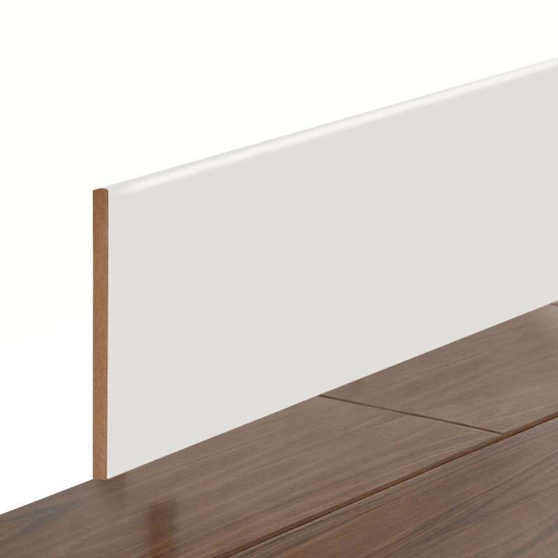 MDF-plint (met vulmiddelprimer en parelwit) 1/2 'x 5 1/2'